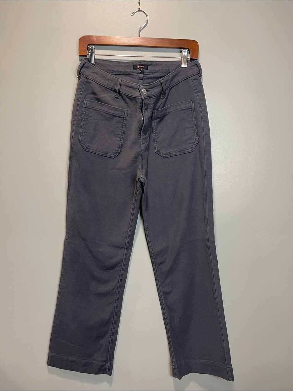 Quince Gray Women’s size 10 Soft Cotton Pants